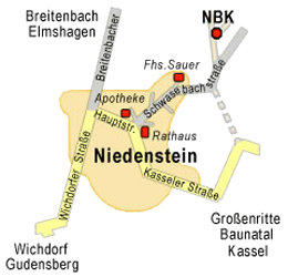 NBK Karte Niedenstein Ort